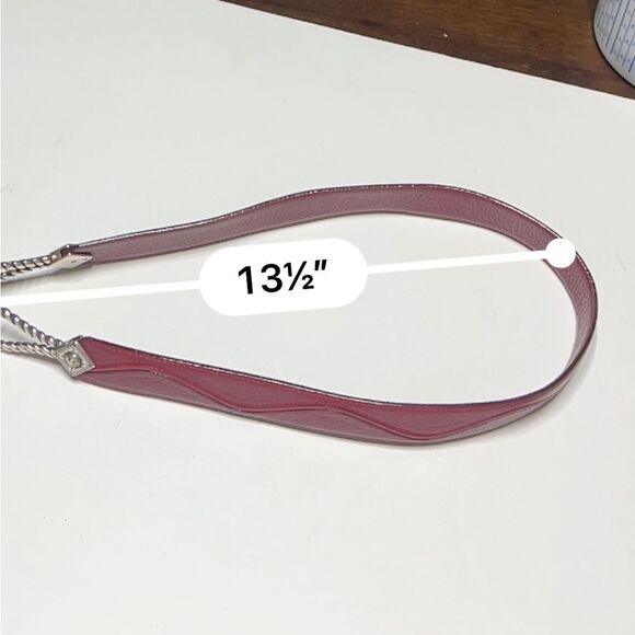 Brighton Double Lasso Tie Belt in Dark Red L NWOT - Picture 9 of 12